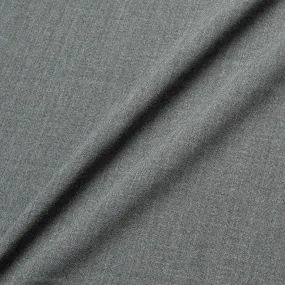 Grey Wool Gaberdine