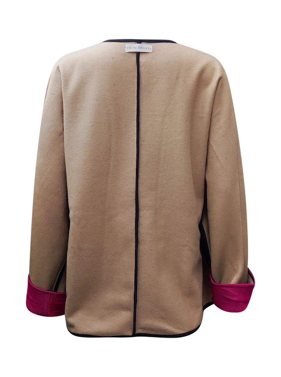 ReSaree felt jacket heera
