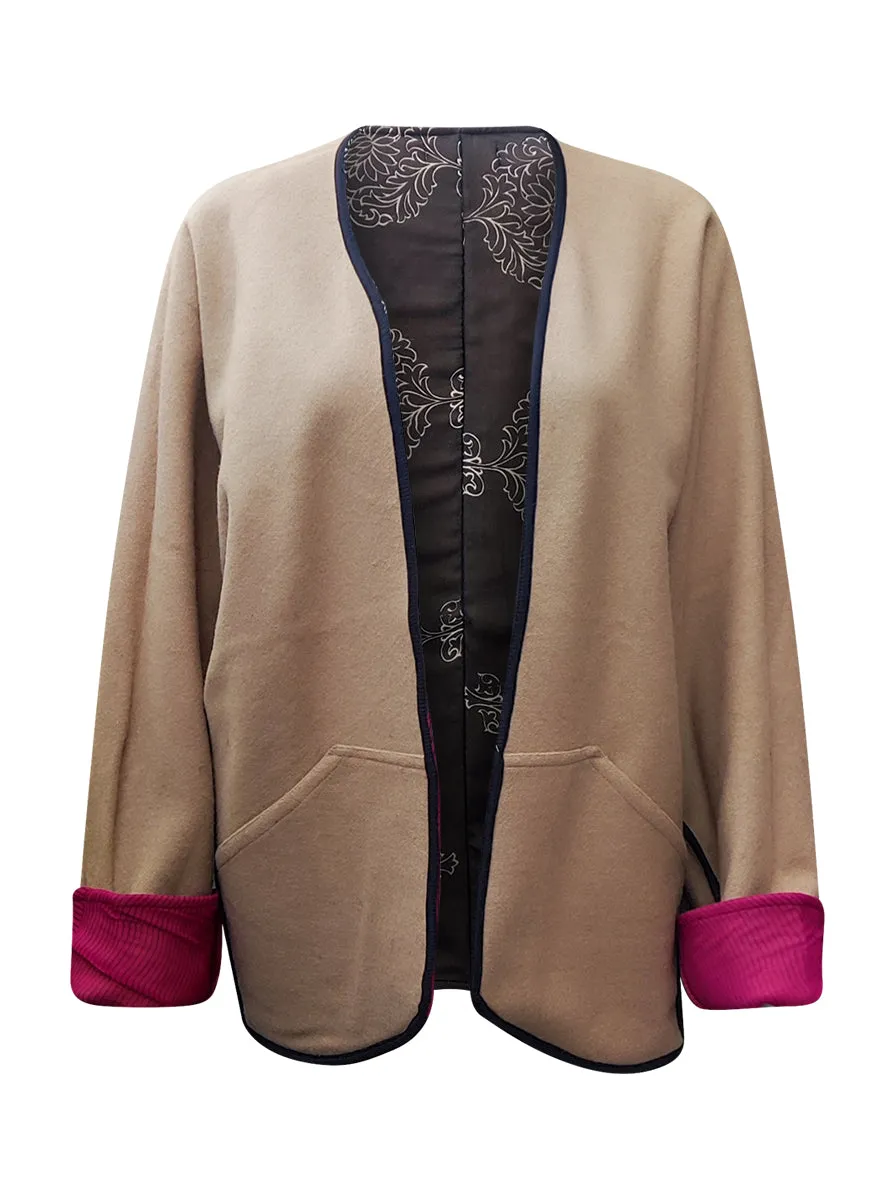 ReSaree felt jacket heera